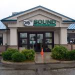 Bank officials reopened Sequims Sound Community Bank on Dec. 23 after flooding in its basement affected the branchs electrical system on Dec. 20. Shelli Robb-Kahler, the banks hub manager/vice-president, said theyve restored power and the branch is full service. Work will begin soon on new sewage discharge lines, she said. Sequim Gazette photo by Matthew Nash
