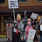 Sequim protestors join anti-war rally