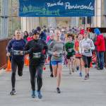 Runners and walkers break from the starting line at the 2019 Elwha Bridge 5k/10k. The 2020 event is set for Saturday, Feb. 1. Submitted photo
