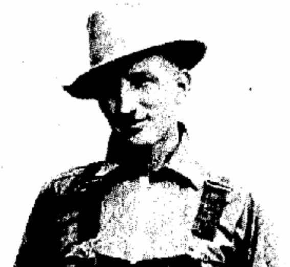 Henry Lotzgesell, a charter member of the Rotary Club of Sequim, pictured in 1937