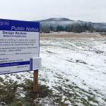 A Notice of Application was posted at the site of the Jamestown SKlallam Tribes proposed medication-assisted treatment (MAT) clinic on South Ninth Avenue on Feb. 2. Sequim Gazette photos by Matthew Nash