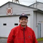 Eric Crecelius volunteered at Clallam County Fire District 3s volunteer station 31 for 43 years as a firefighter and/or emergency medical technician (EMT). Crecelius said he thought it sounded interesting 43 years ago and continued doing it to help protect his family and neighbors. Sequim Gazette photo by Matthew Nash