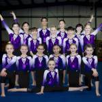 The Klahhane Gymnastics teams celebrate a strong opening to the 2020 season. They include (back row, from left) MeiYing Harper-Smith, Ava Harris, Kayli Sexton and Jessamyn Schindler, (middle row, from left) Scarlett Sullivan, Kenna Pittman, Mariah Traband, Lauren Cline and Coralie Lewis, and (front row, from left) Raynee Ciarlo, Elyse Brown, Ashayla Holloway, Kira Hartman, Gracelyn Goss and Harper Hilliker, with Lainey Depiro in front. Photo courtesy of Ashley Franz Photography