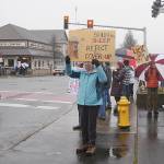Trump’s impeachment acquittal spurs protest