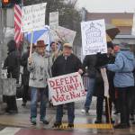 Trump’s impeachment acquittal spurs protest