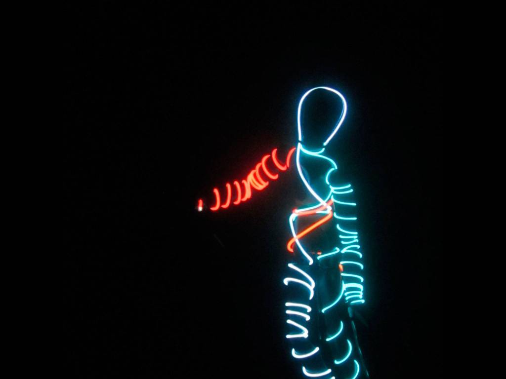 Far left, Ross A. Brown hosts a custom-built light experience at Pioneer Memorial Park, 387 E. Washington St., for a preview at 6 p.m. Friday, March 6, with a full day from 10 a.m.-4 p.m. Saturday, March 7. He says viewers can interact with and manipulate the light. Right, chalk artist Naomi Haverland will create a 3-D sunshine-inspired chalk art piece for the Sequim Sunshine Festival. People are encouraged to take their picture with the sunshine-inspired piece outside the Civic Center all weekend.