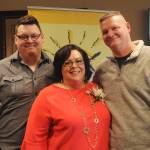 Deon Kapetan, pictured here with son C.J., left, and husband Kevin, is the 2019 Sequim-Dungeness Chamber Citizen of the Year. Sequim Gazette photo by Michael Dashiell