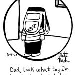 Reporter Matthew Nash pays homage to The Family Circus with a cartoon based on one of his sons many funny moments.