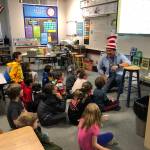 Students in Chris Stevens second grade class enjoy some reading time during Read Across America Day on March 2. Submitted photo