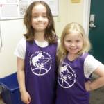 Haller third-graders Emma Anderson (left) and Cayden Besana dressed alike for Twins Day. Both are in Emily Ellefsons class. Photo by Patsene Dashiell