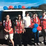 Volunteers for the Olympic Peninsula Chapter of the American Red Cross perform a number of activities including fire awareness and smoke alarm installation to disaster preparation to emergency response. Photo courtesy of Jean Pratschner