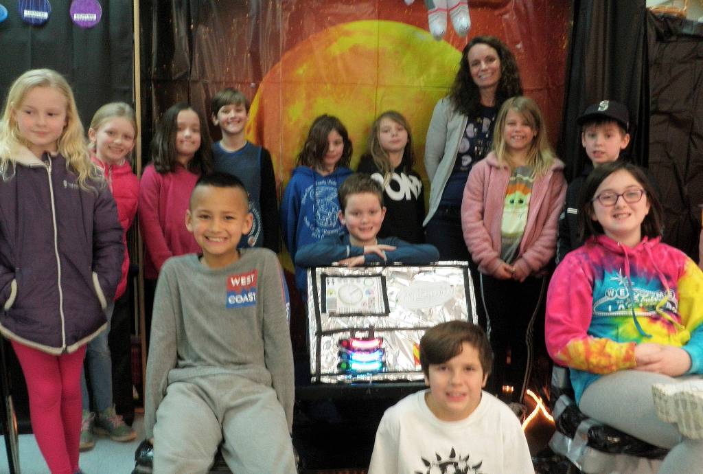 Emily Ellefsons third-graders, studying astronomy this month, are allowing their aspirations to run as far as the stars in the sky. One thing they are thinking about is if they would choose a mission to the moon or Mars.