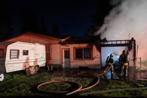 Garage burns, but firewall helps keep Sequim home intact