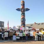 PHOTO: Indivisible Sequim shows support for Healing Campus