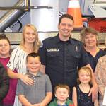 Milestone: Sires earns his fire district badge