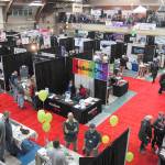 The Clallam County Home and Lifestyle Show, shown in 2019, was scheduled to fill both gymnasiums at Port Angeles High School on March 14 and 15. Concerns about the spread of the COVID-19 coronavirus forced the postponement of the popular community event, however. Photo by Keith Thorpe/Olympic Peninsula News Group