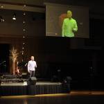 Scott Koenigseacker, lead pastor at Sequim Community Church, leads a livestream service at the church on April 5. The church had been livestreaming services for months prior to the state ban on group gatherings in March, so the transition to online services was mostly seamless, Koenigseacker said. Sequim Gazette photo by Michael Dashiell