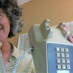 Mary Cote and other North Olympic Library System staff are available for customer assistance by phone. Photo courtesy of North Olympic Library System