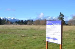 A notice was published March 25 online, in print and on site signs stating that residents have until April 8 to comment on the environmental review of the proposed MAT clinic. Sequim Gazette photo by Matthew Nash