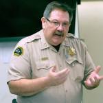Clallam County Undersheriff Ron Cameron discusses county preparations for the expected spread of coronavirus during a recent briefing at the Clallam County Courthouse. File photo by Keith Thorpe/Olympic Peninsula News Group