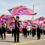 Banners fly high at the 2019 Sequim Irrigation Festivals Grande Parade. This year, the Grand Parade shifts to Oct. 10 due to state regulations limiting group gatherings due to the COVID-19 pandemic. Sequim Gazette file photo by Michael Dashiell