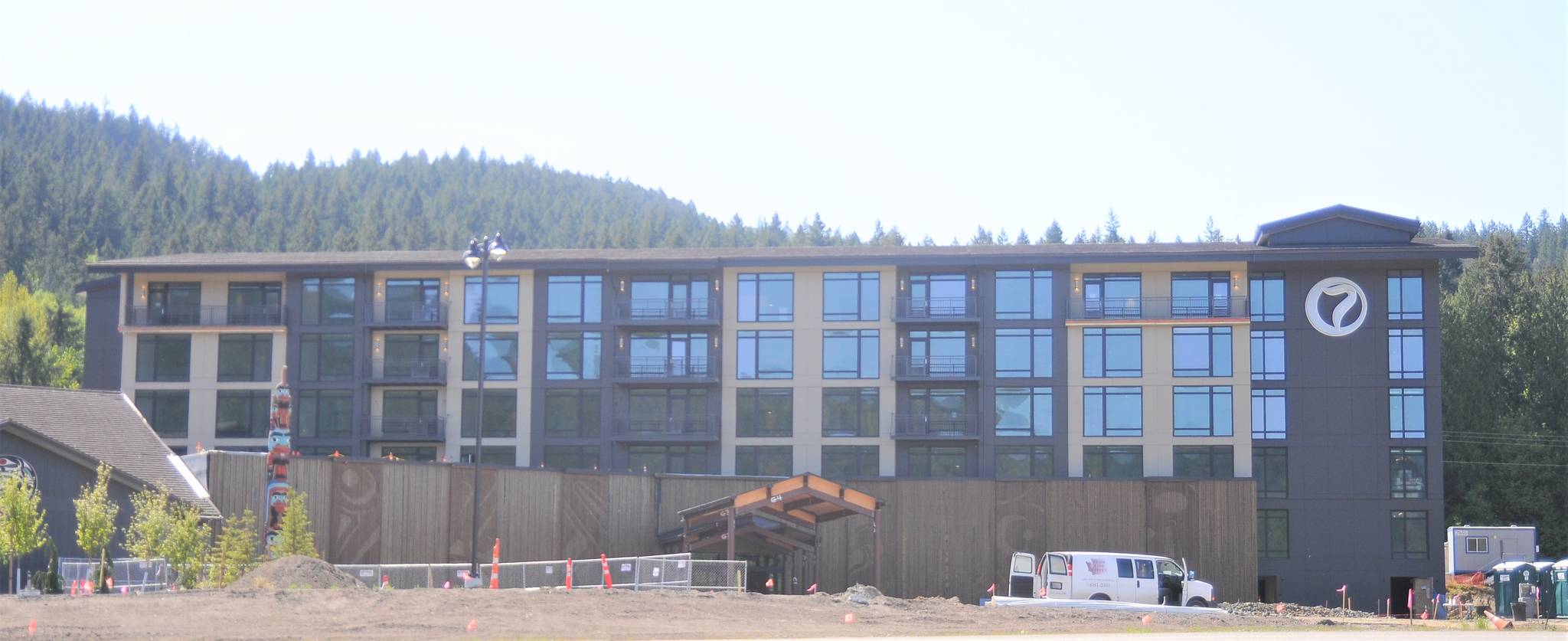 Plans to hold a soft opening for 7 Cedars Casinos new hotel set for this spring have been postponed. Sequim Gazette photo by Michael Dashiell