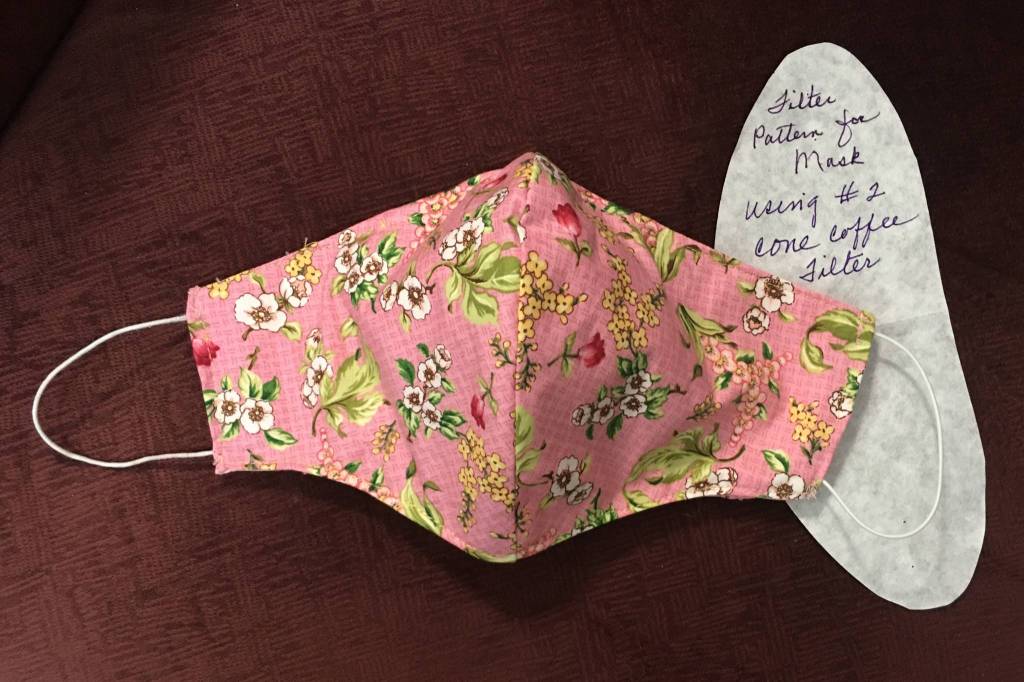 Sunbonnet Sue Quilt Club member Loretta Bilow said she lost count at 60 of making face masks for community members. Bilow said shes also continued to make Joy Quilts, small quilts that wrap stuffed animals for first responders and medical professionals to share with children experiencing trauma or unwelcome transition in their lives. Photo courtesy of Loretta Bilow