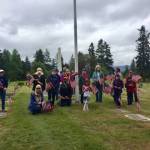 The Sequim American Legion Post 62, along with local Boy Scouts, Girl Scouts and members of the Michael Trebert Chapter of the National Society Daughters of the American Revolution honor more than 560 veterans by placing flags adjacent to grave markers May 23 at Sequim View Cemetery. Photo courtesy of Judy Tordini