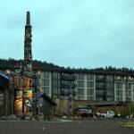 In late June, Jamestown SKlallam Tribes leaders plan to connect the new hotel and its other businesses to the City of Sequims sewer system after decades of discussions. The connection became finalized after city officials sought a portion of an approximate $159,000 late fee the tribe owes for being late to connect. Tribal officials paid $50,000 the same day they were requested to pay an upfront cost to connect. Sequim Gazette photo by Matthew Nash