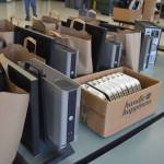 Computers remain available through the summer for Sequim students in grades 6-12 to request to keep. A joint effort between the Sequim PC Users Group and Sequim School District helped bring computers to more than 100 families in recent months. Sequim Gazette photo by Matthew Nash