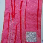 Linda Carlsons art is on display at the Uptown Port Townsend Fiber Habit display. Submitted art