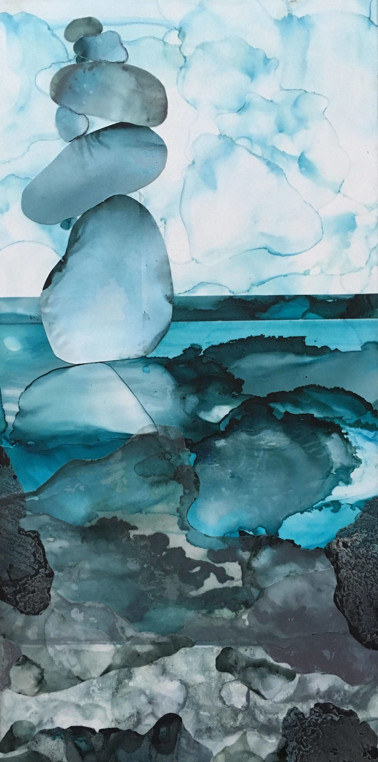 The Stone Stacker by JoAnna Caro