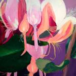 Honeysuckle by Mary Franchini, who along with Carol Janda is a featured artist at the Blue Whole Gallerys July 2020 exhibit. Submitted art