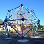 A new playground at the Sequim Boys & Girls Club tentatively finishes this summer as club leaders continue to seek funds for the play structures, a basketball court, turf and more. Plans for a playground date back at least to 2001, club supporters say. Sequim Gazette photo by Matthew Nash