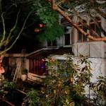 Firefighters with Clallam County Fire District 3 respond to a three-story structure fire on East Sequim Bay Road Wednesday morning, July 1. Photo courtesy of Clallam County Fire District 3