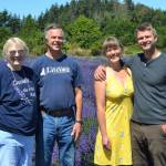 Susan and Rick Olson, and Rebecca Olson and Doug Mazzeo, co-owners of Lavender Connection, made the decision to make the farm by appointment only so they could comply with state guidelines for Covid-19 to social distance and clean areas better. Sequim Gazette photo by Matthew Nash