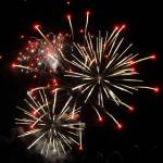 Fireworks could be coming next independence Day in Sequim depending on proposals tentatively coming to Sequim city councilors. Sequim hosts fireworks each May for the Sequim Irrigation Festival Logging Show, as seen here in 2018. Sequim Gazette file photo by Michael Dashiell