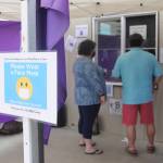 Plenty of health precautions and signage were apparent at B&B Family Lavender Farm and other lavender farms in preparation for the typically tourist-heavy mid-July weekend. Sequim Gazette photo by Michael Dashiell