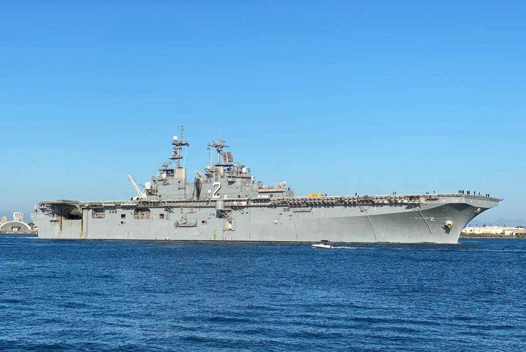 The USS Essex will transport historic World War II planes to Pearl Harbor to fly for the 75th commemoration of the end of World War II in the Pacific Ocean. Diamond Points John Johnson and Dave Richardson plan to travel aboard too. Photo by John Johnson