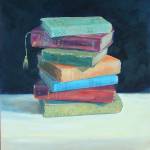 While we stayed home, we read a lot of books by Priscilla Patterson, a featured artist at the Blue Whole Gallery in September. Submitted art