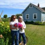 With COVID-19 precautions in place, Victoria Townsley postponed her move to Tucson, AZ., to live with her daughter Mikel in Dungeness. If she wasnt here, Id be even more exhausted without her, Mikel said. Sequim Gazette photo by Matthew Nash