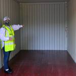 Susan Pressman, captain for Community Emergency Response Team (CERT) 4 Sunland, said the new trailer in the 900-plus home community will serve as a home base during disasters housing communication and emergency equipment. Sequim Gazette photo by Matthew Nash