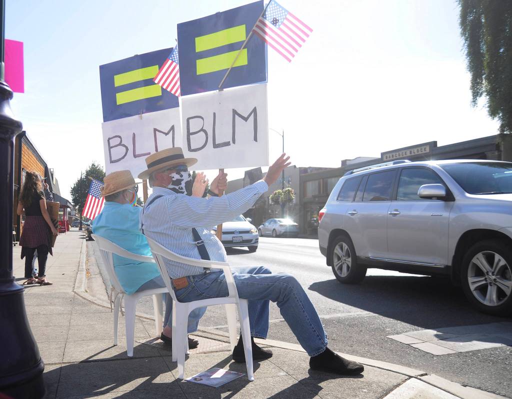 PHOTO: Black Lives Matter protest in downtown Sequim