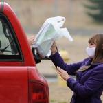 First day drive-through for Sequim schools