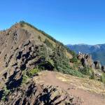 Hikers stop to rest on Klahhane Ridge at the top of Switchback trail on Friday, Aug. 28. Photo by Rob Ollikainen/Olympic Peninsula News Group