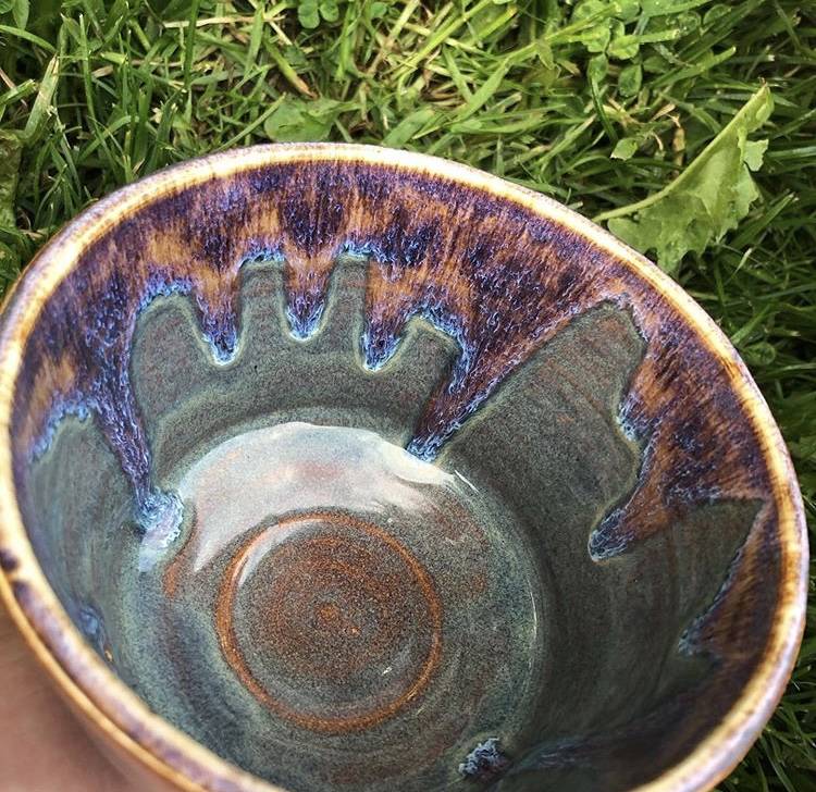 One of the many aspects Sydney Swanson said she loves about pottery is experimenting with glazes. Photo courtesy of Sunshine Ceramics Studio