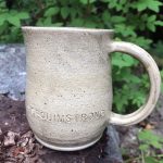 Mike Walker of Central California found this mug along the Olympic Discovery Trail. He discovered it was placed by Sydney Swanson of Sunshine Ceramics Studio. She hopes people who find her mugs on the trail enjoy them and check out her social media pages. Photo courtesy of Mike Walker