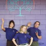 Staff at the new Sequim business We Love Trees includes, from left, biologist Kimberlie Webber, office manager Emily Holmes and lead tree climber James Grafton. Submitted photo
