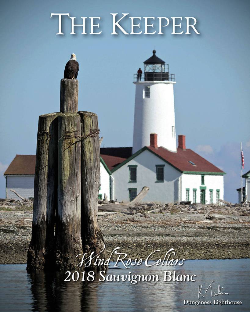 A portion of The Keeper, a special edition wine by Wind Rose Cellars, sees a portion of proceeds go to support the New Dungeness Light Station Association.