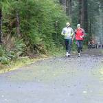 A member of Atlas Athletes from Olympia leads the pack at the second annual Frosty Moss relay race held along the Olympic Peninsula in early March. The COVID-19 ended pretty much all outdoor running and cycling races in the state. Photo by Matt Sagen